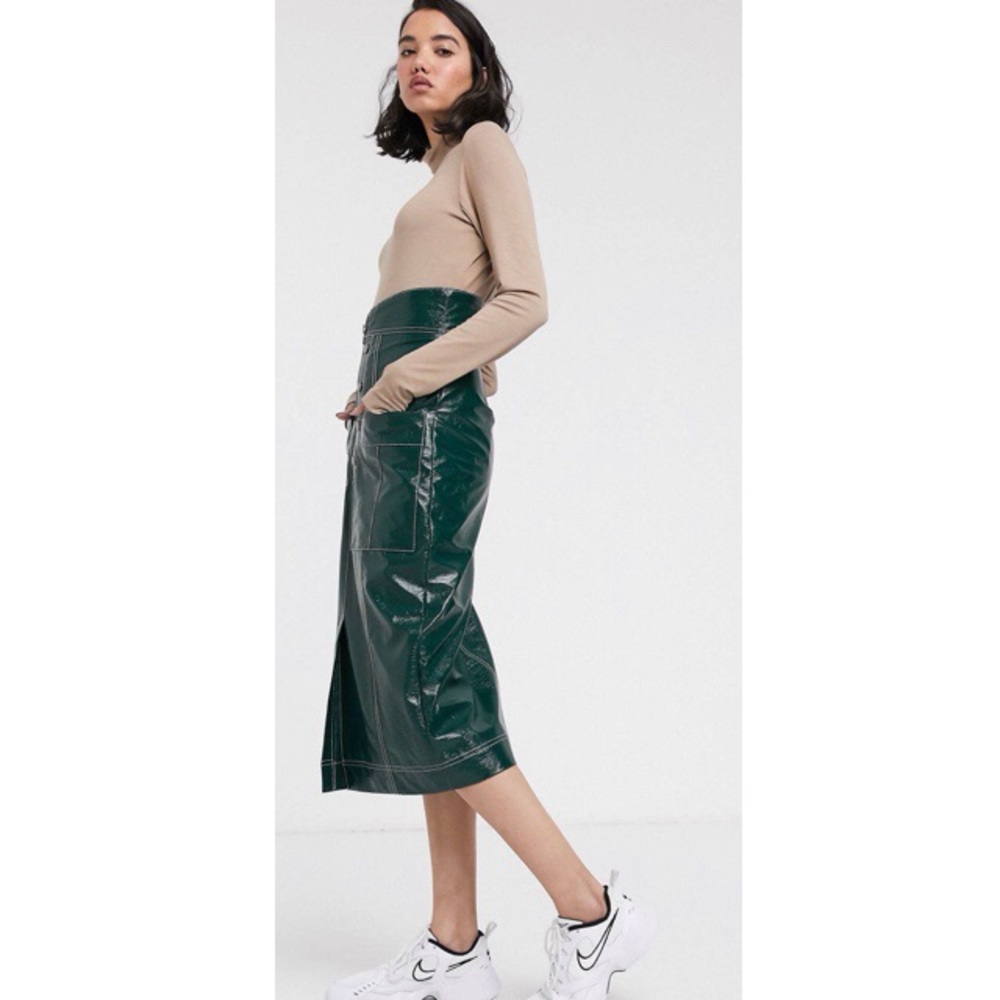 ASOS Vinyl Skirt